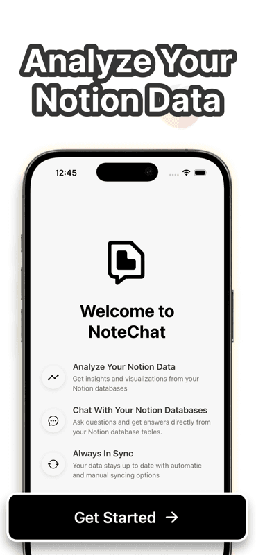 NoteChat hero screenshot